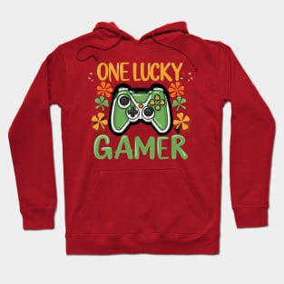 One Lucky Gamer , Funny Gamer Hoodie